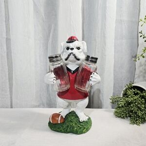Bulldog Salt and Pepper Shaker Holder 1417